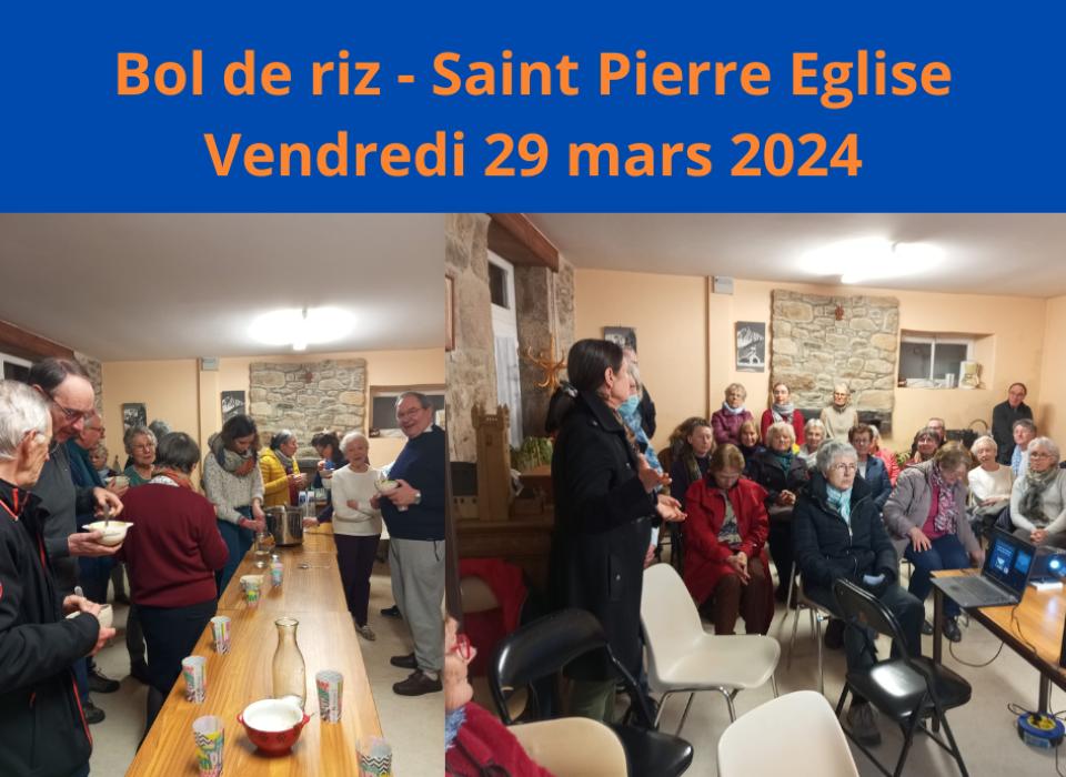 Bol de Riz de l'équipe de Saint Pierre Eglise